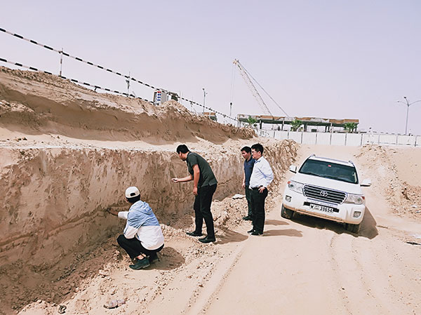 土壤固化劑操作過(guò)程圖